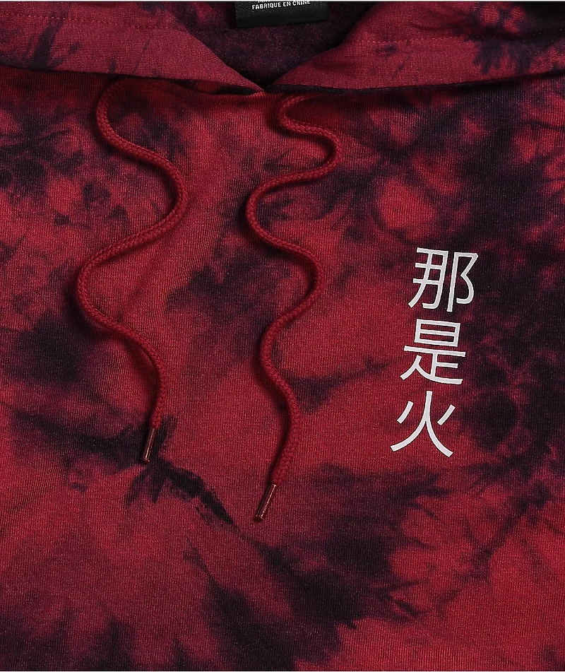 Empyre Fredia Dragon Red Tie Dye Hoodie