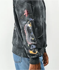 Empyre Fredia Foil Fish Black Tie Dye Hoodie