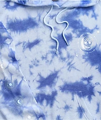 Empyre Fredia Skull Blue Tie Dye Hoodie