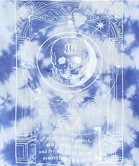 Empyre Fredia Skull Blue Tie Dye Hoodie