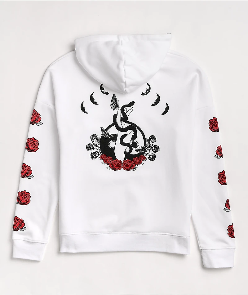 Empyre Fredia Yin Yang White Hoodie