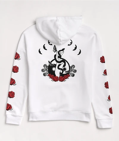 Empyre Fredia Yin Yang White Hoodie