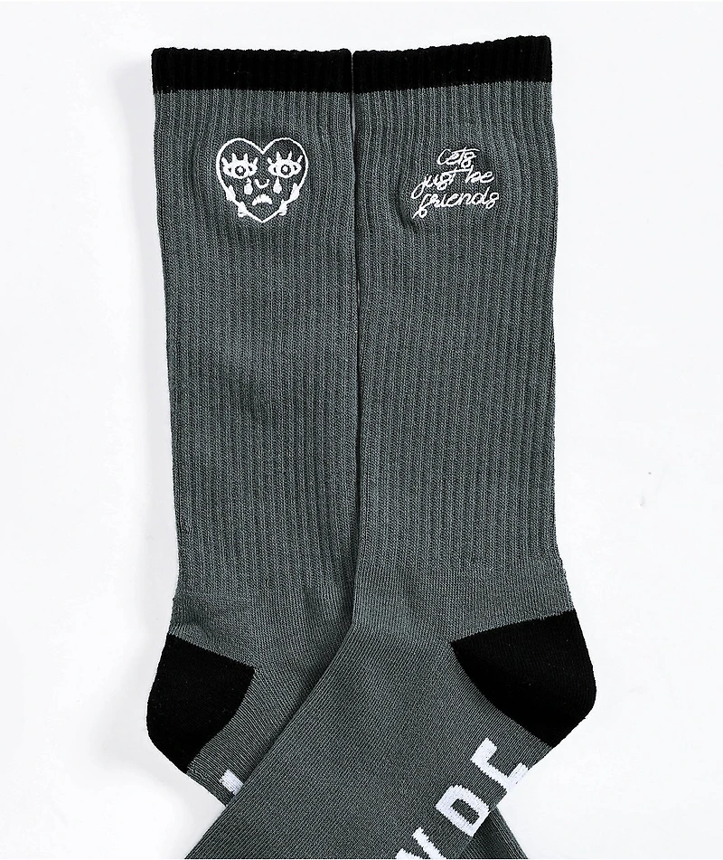Empyre Friendzone Green Crew Socks