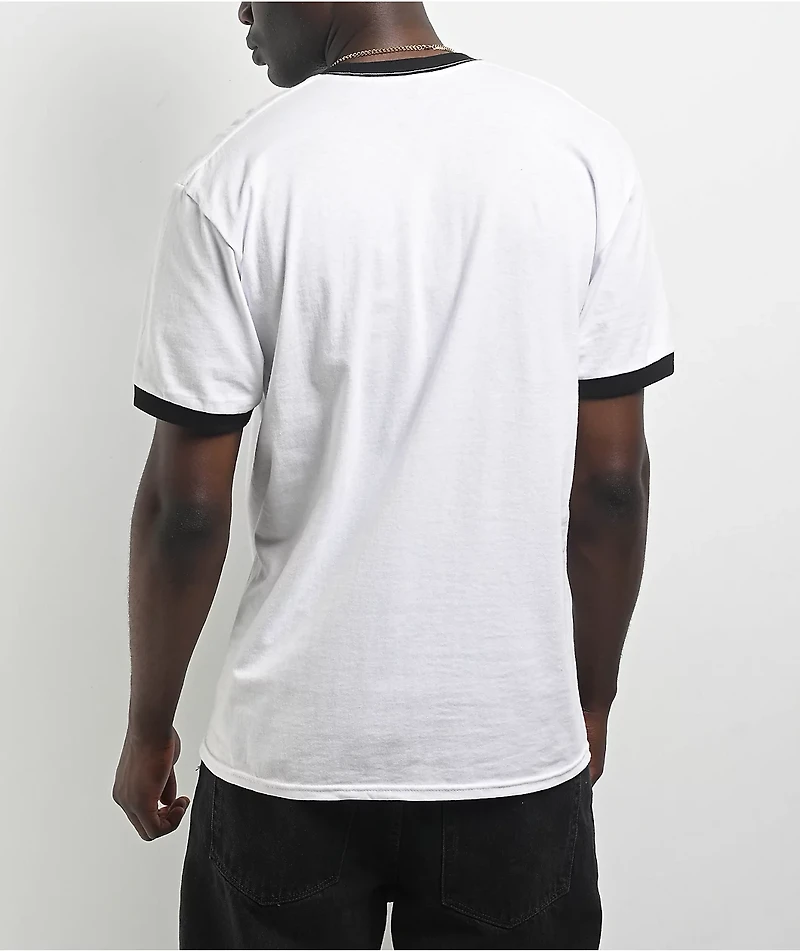 Empyre Garbage Man Ringer White T-Shirt