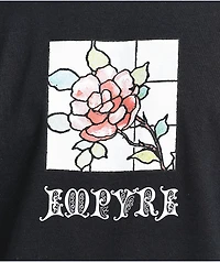 Empyre Glass Rose Black Long Sleeve T-Shirt