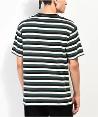 Empyre Good Sport Green, Black, & Tan Stripe T-Shirt