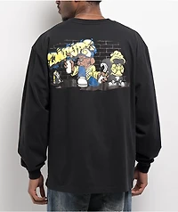 Empyre Graff Animals Black Long Sleeve T-Shirt