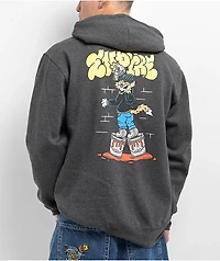 Empyre Graff Cat Grey Hoodie
