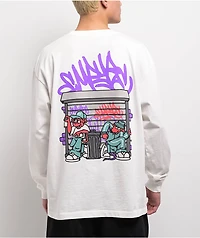 Empyre Graff Scene White Long Sleeve T-Shirt