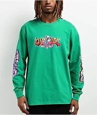 Empyre Graffiti Ape Green Long Sleeve T-Shirt