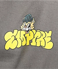 Empyre Graffiti Cat Charcoal T-Shirt