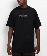 Empyre Graffiti Embroidered Black T-Shirt
