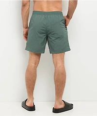 Empyre Graffiti Floater Dark Green Board Shorts