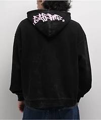 Empyre Graffiti Record Black Wash Hoodie