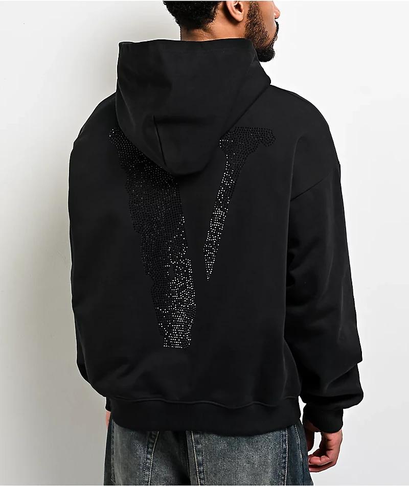 Empyre Grate Black Hooded Canvas Jacket