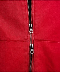 Empyre Grate Red Hooded Canvas Jacket