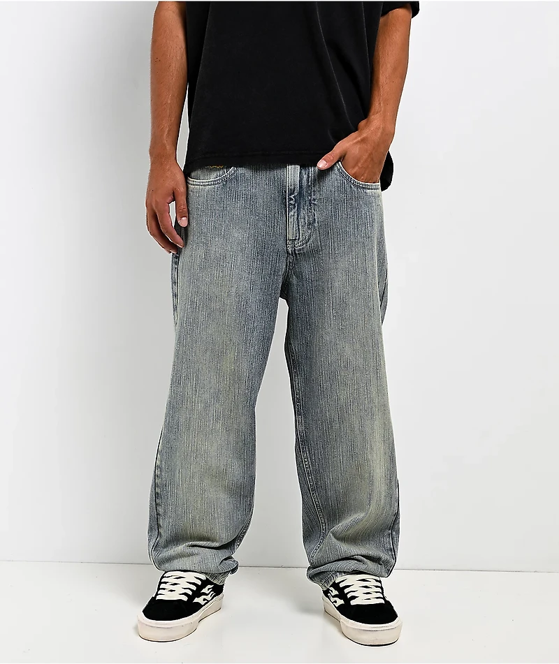 Empyre Gravel Rope Blue Wash Loose Fit Skate Jeans