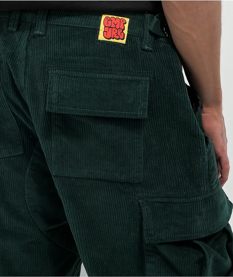 Empyre Green Corduroy Cargo Skate Pants