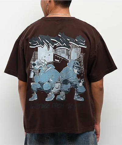 Empyre Greetings Brown T-Shirt