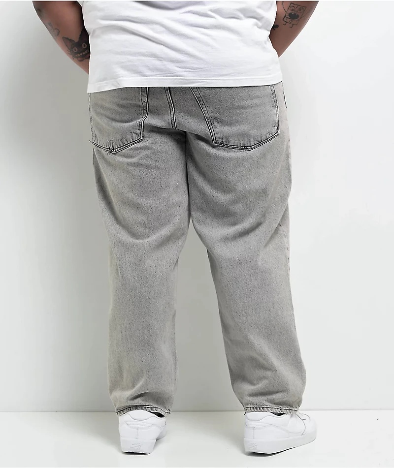Empyre Grey Wash Ultra Loose Skate Jeans