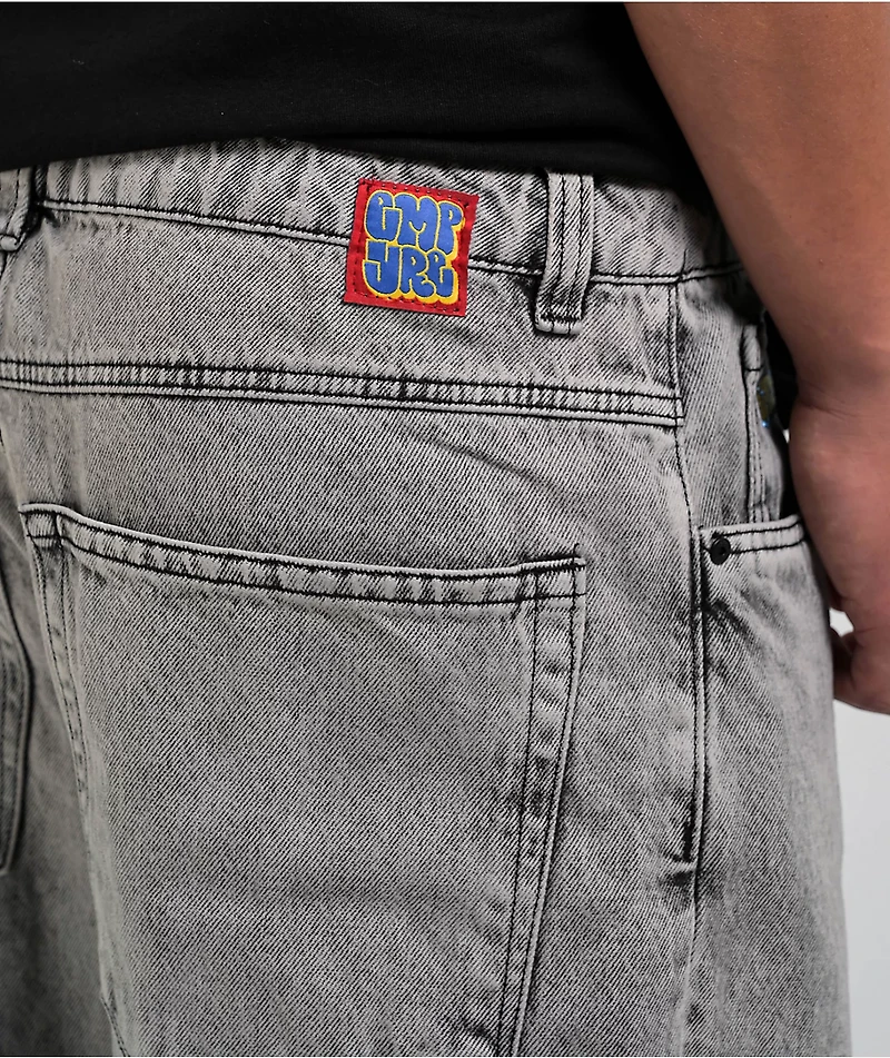 Empyre Grey Wash Ultra Loose Skate Jeans