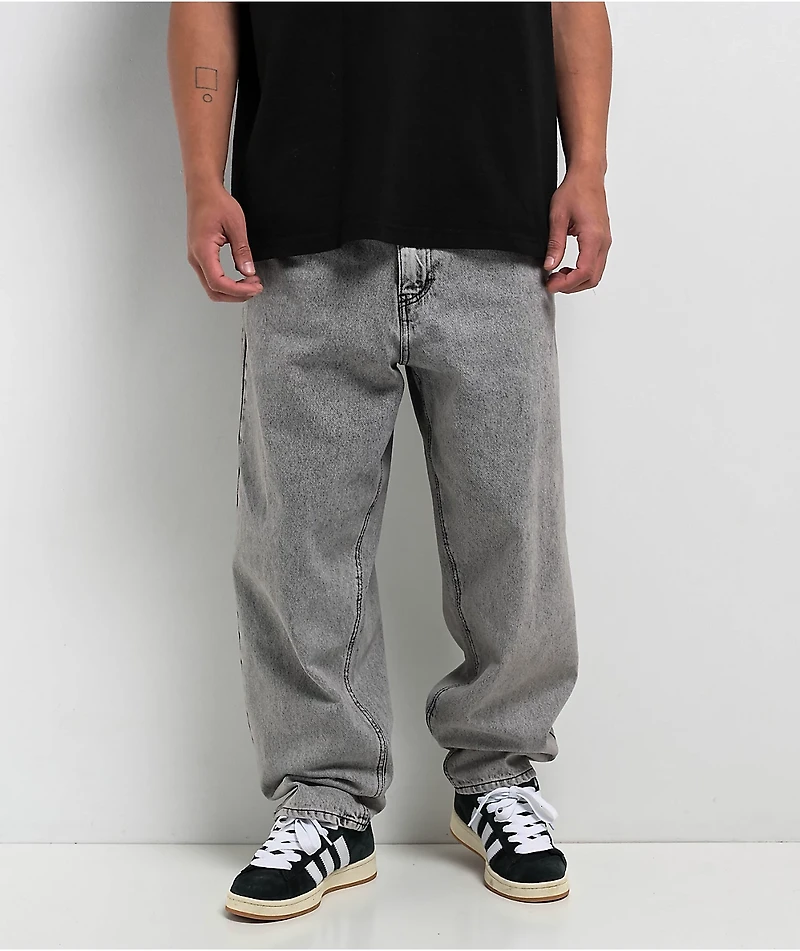 Empyre Grey Wash Ultra Loose Skate Jeans