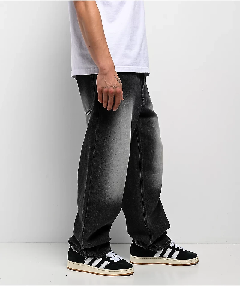 Empyre Grip Brown Wash Loose Fit Skate Jeans