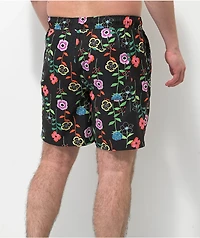 Empyre Grom Floral Black Board Shorts