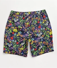 Empyre Grom Flowers Black & Multi Board Shorts