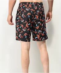 Empyre Grom Mushrooms Black Board Shorts