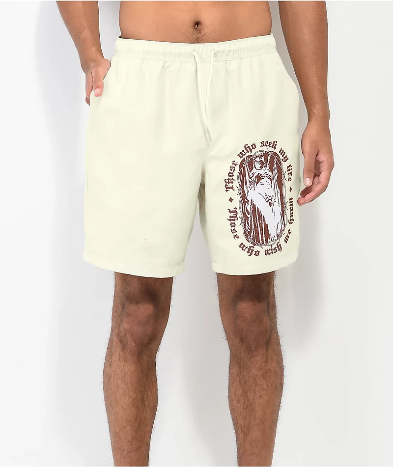 Empyre Grom Placid Natural Board Shorts