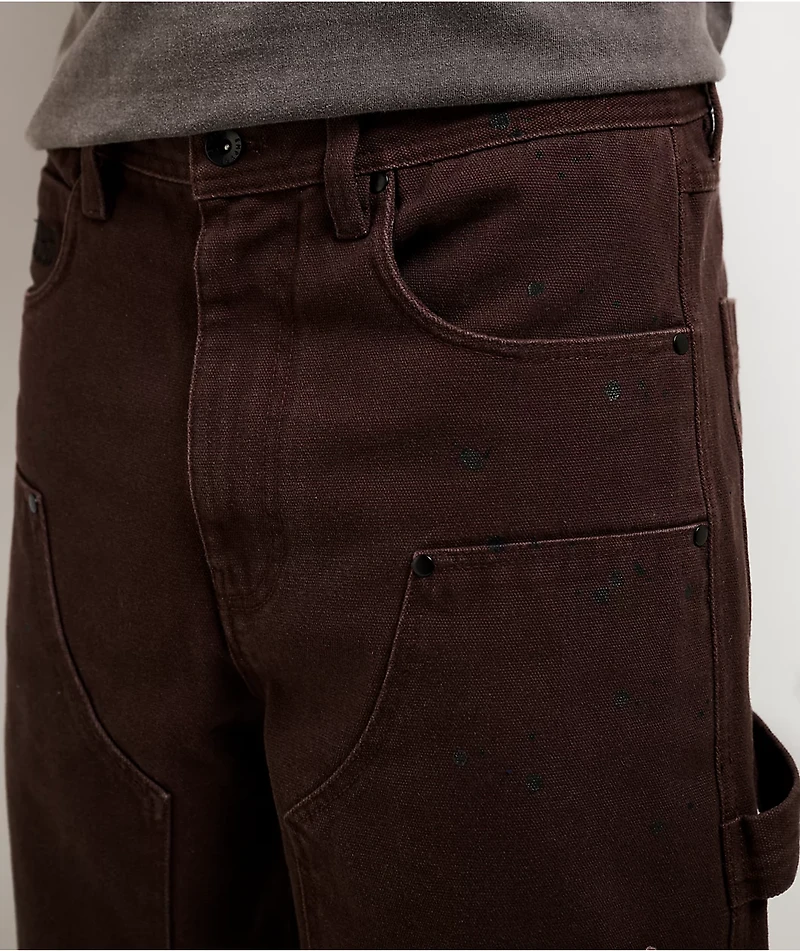 Empyre Hammer Dude Brown Canvas Loose Fit Skate Pants