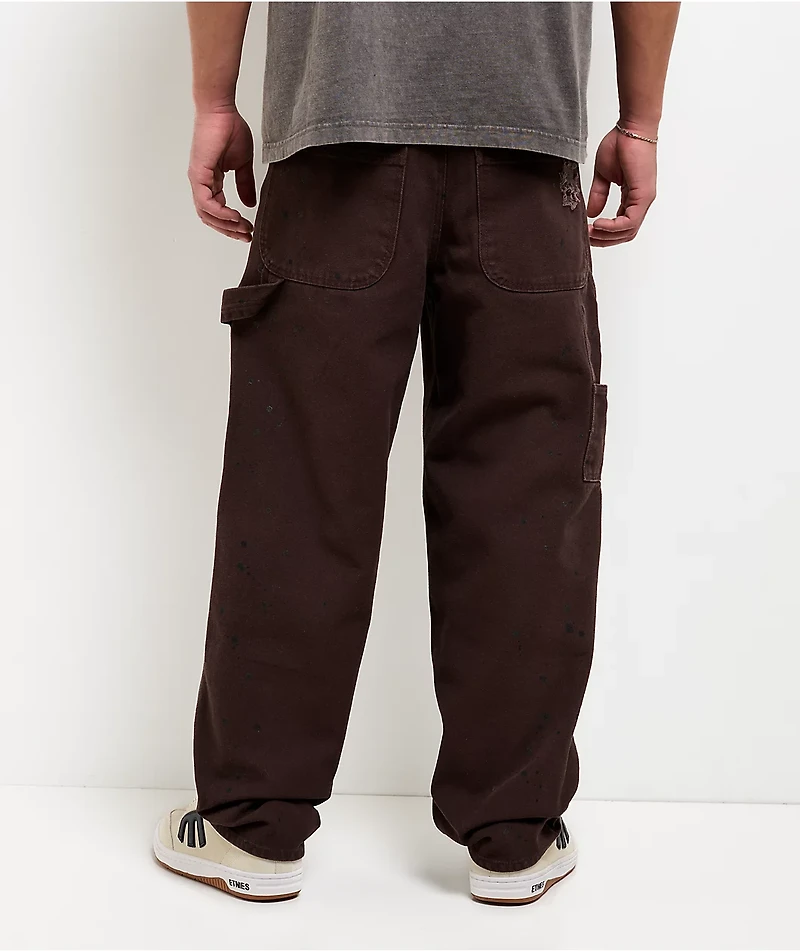 Empyre Hammer Dude Brown Canvas Loose Fit Skate Pants