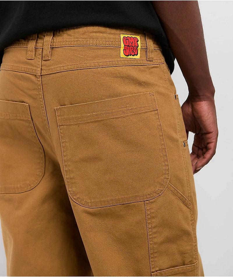 Empyre Hammer Man Dark Khaki Canvas Loose Fit Carpenter Skate Pants