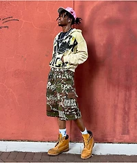 Empyre Handstyle Camo Ultra Loose Cargo Skate Shorts