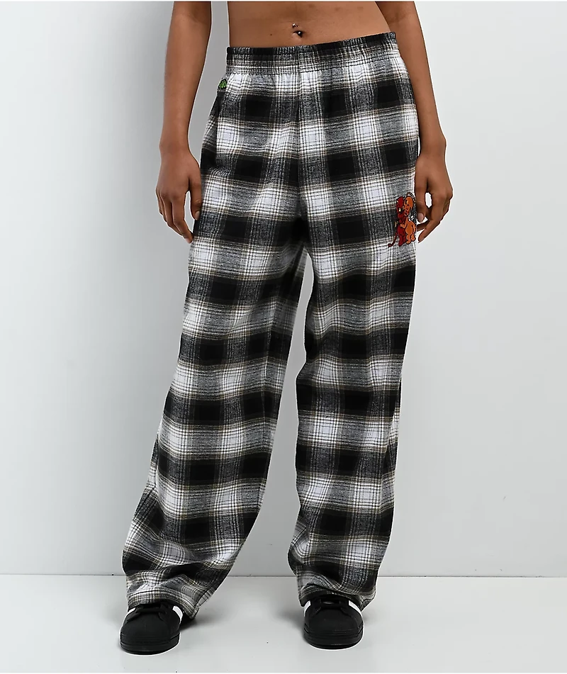 Empyre Heavenly Hugs! Black Plaid Lounge Pants