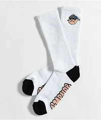 Empyre Here Piggy White Crew Socks
