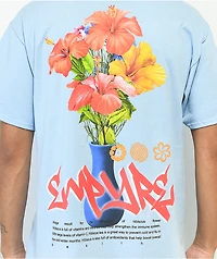 Empyre Hibiscus Boost Light Blue T-Shirt