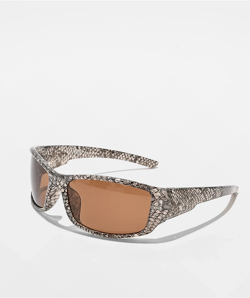 Empyre Hiss Snakeskin Sunglasses