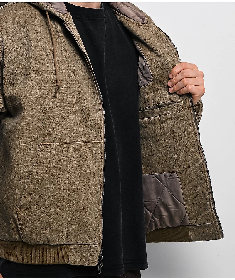 Empyre Hooded Tan Chore Jacket