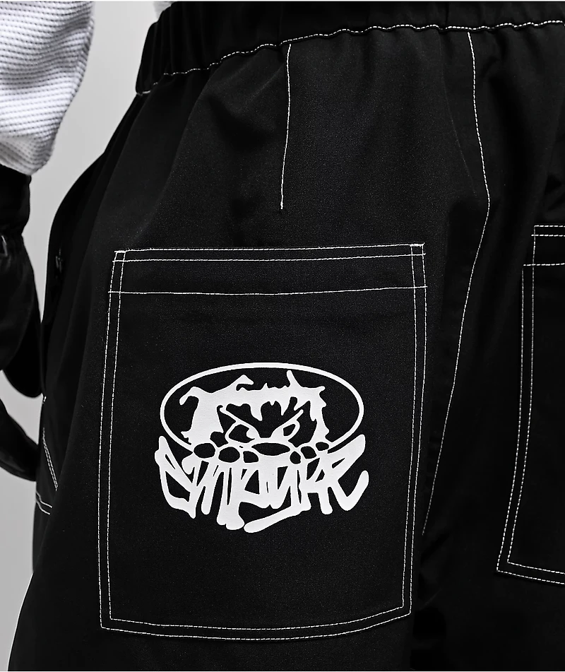 Empyre Hyak Black Cargo 10K Snowboard Pants