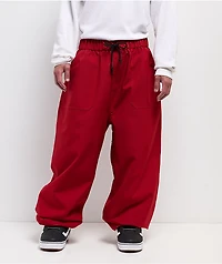 Empyre Hyak Red Loose Fit 10K Snowboard Pants