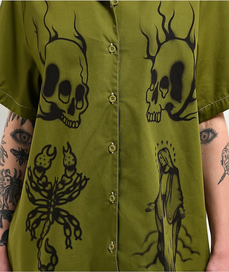 Empyre Iggy Green Short Sleeve Shirt