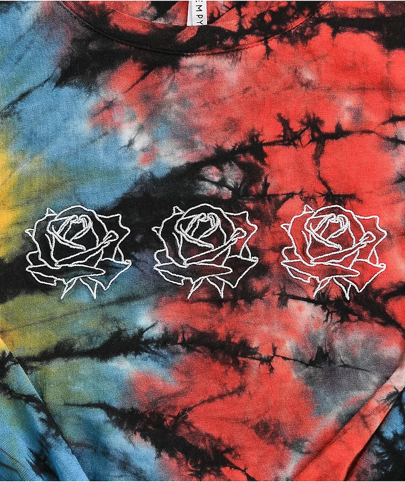 Empyre Ilaria Tie Dye Knot Front T-Shirt