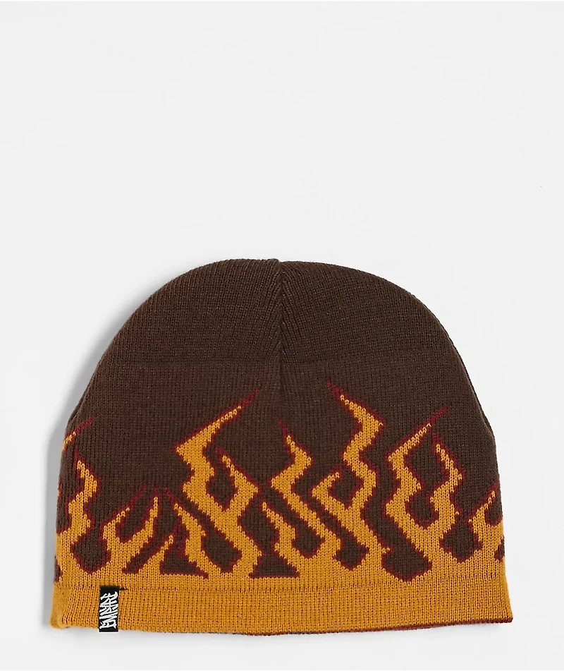 Empyre Inside Out III Brown Reversible Skully Beanie
