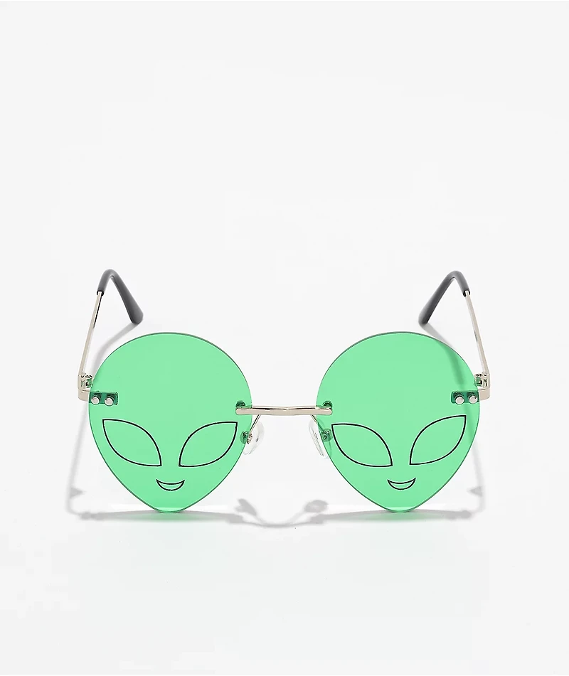 Empyre Invader Green Alien Sunglasses