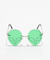 Empyre Invader Green Alien Sunglasses