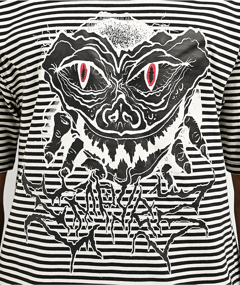 Empyre Jack Knit Black & White Stripe T-Shirt