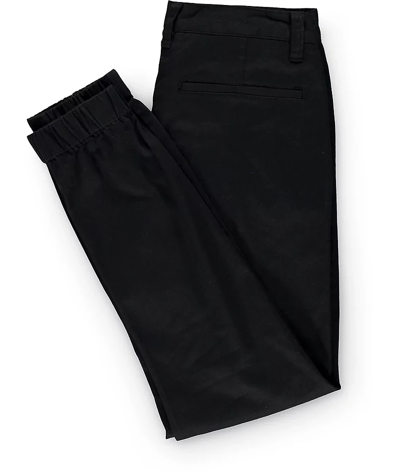Empyre Jag Black Twill Jogger Pants