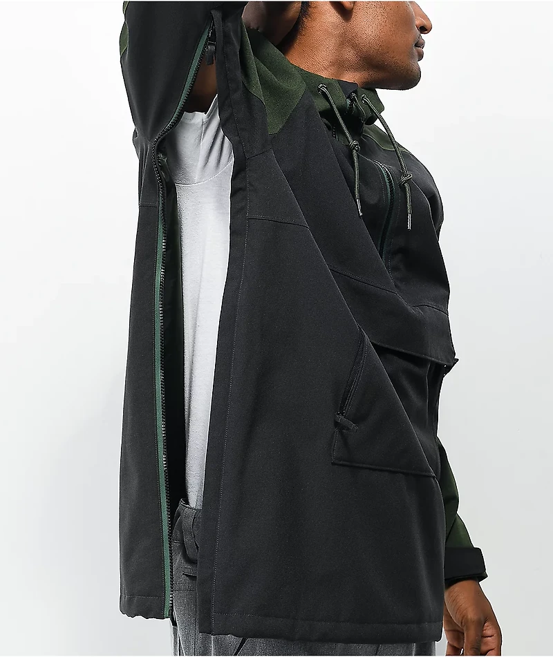 Empyre Jensons Black & Green 10K Snowboard Jacket